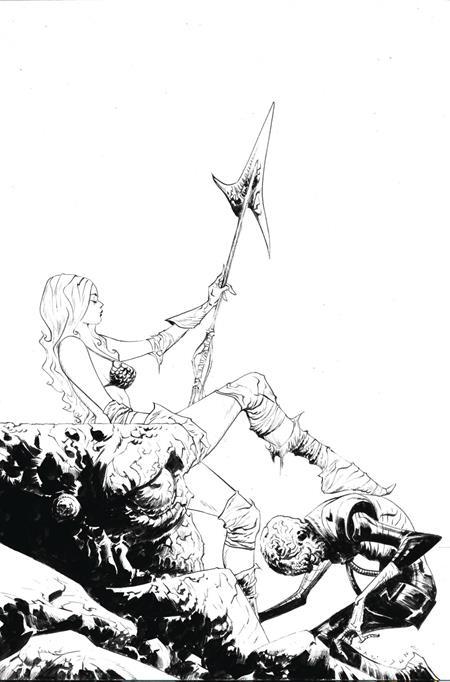 RED SONJA ATTACKS MARS #4 CVR G INC 1:15 JAE LEE LINE ART VIRGIN VAR (OF 4)