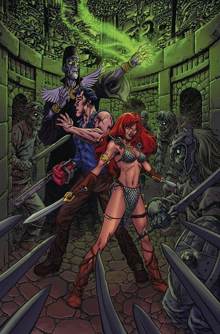 RED SONJA VS THE ARMY OF DARKNESS #3 CVR F TOM RANEY LTD VIRGIN VAR