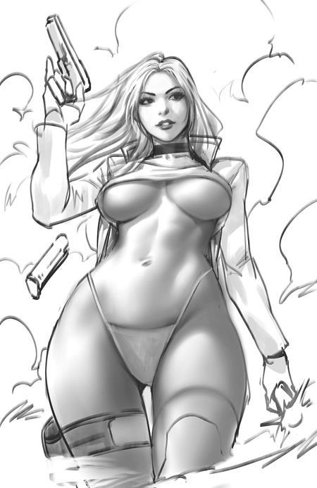 HEAT SEEKER EXPOSED A GUN HONEY SERIES #2 CVR I INC 1:5 DERRICK CHEW SKETCH VAR (OF 4)