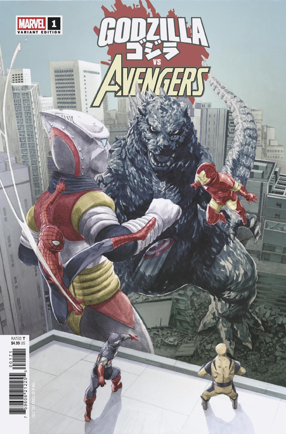 GODZILLA VS AVENGERS #1 MITSUHIRO ARITA VAR CVR G