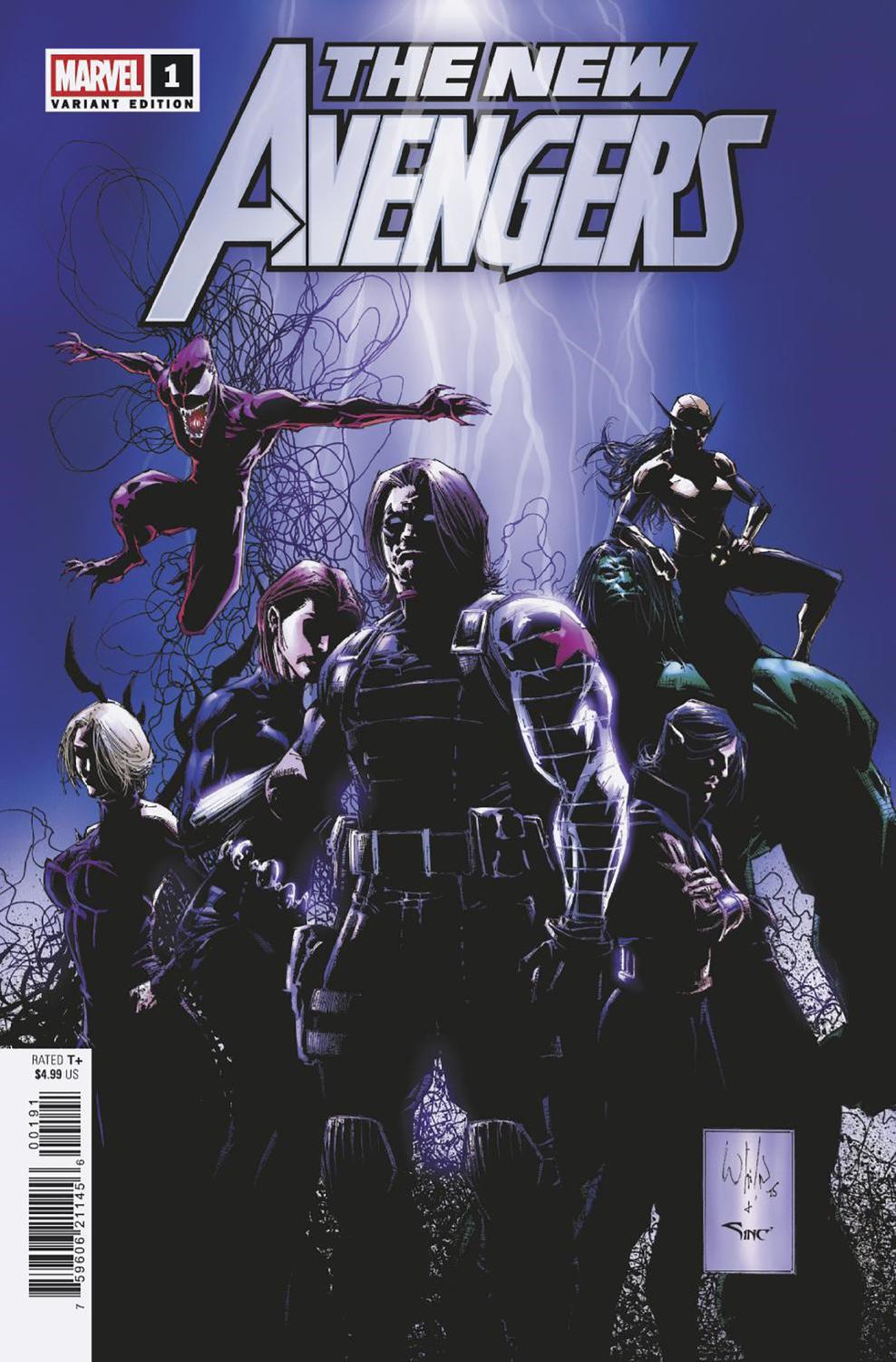 NEW AVENGERS #1 WHILCE PORTACIO SPOILER HOMAGE VAR CVR I