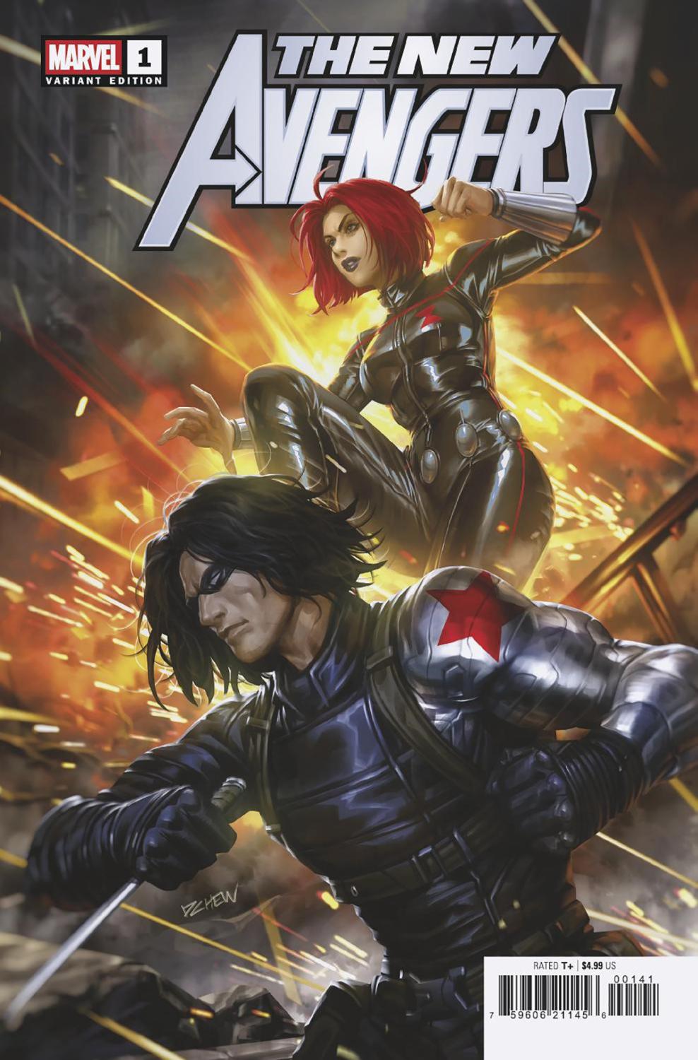 NEW AVENGERS #1 DERRICK CHEW BLACK WIDOW AND WINTER SOLDIER CVR A CVR D