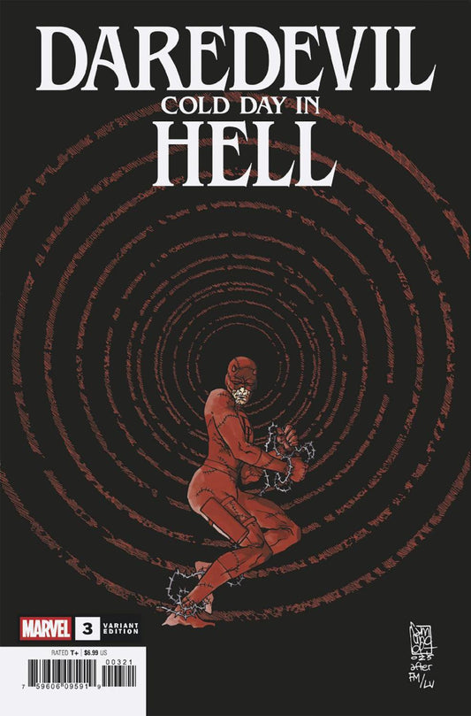 DAREDEVIL COLD DAY IN HELL #3 GIUSEPPE CAMUNCOLI VAR CVR B