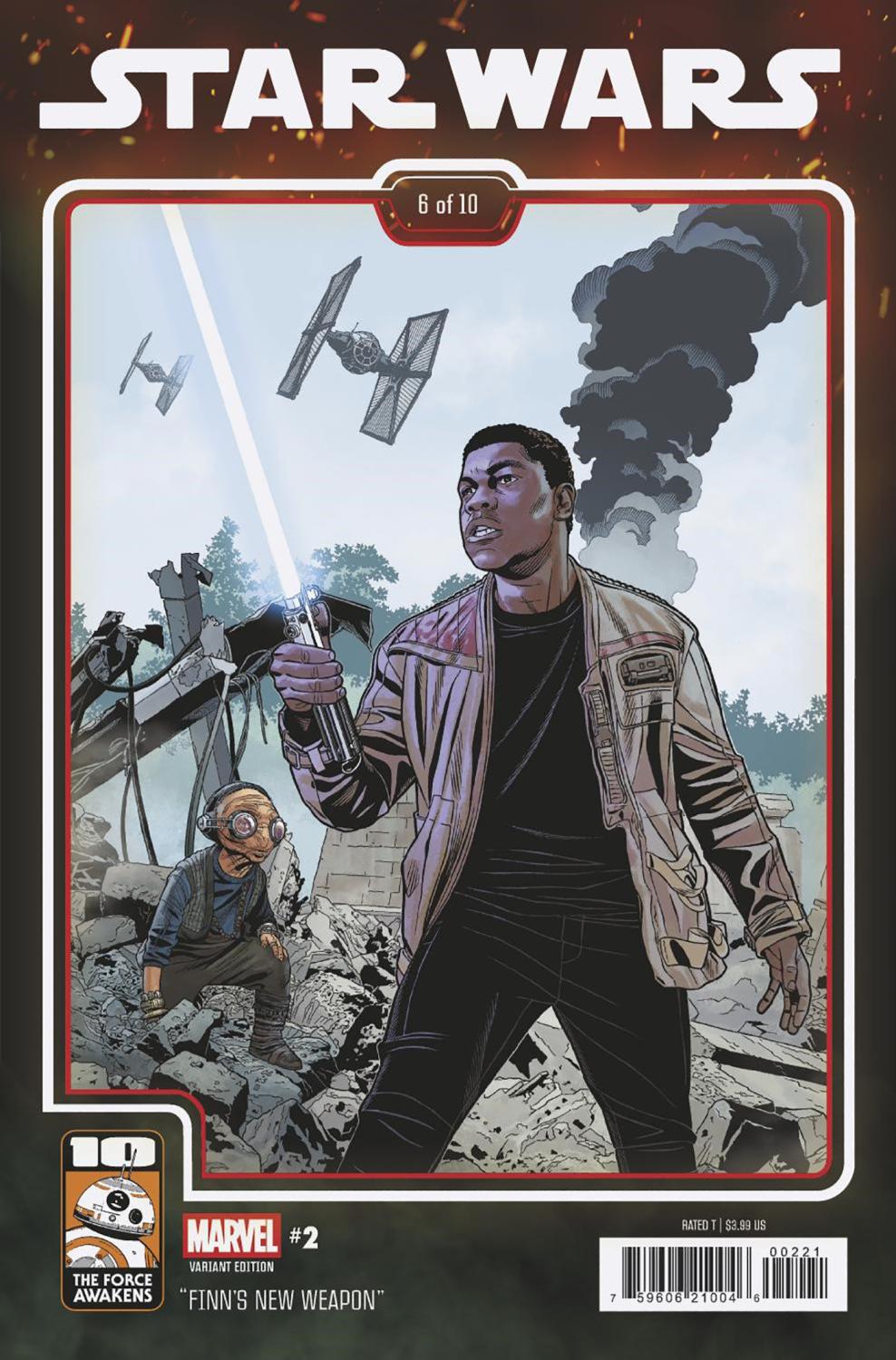 STAR WARS #2 CHRIS SPROUSE THE FORCE AWAKENS 10TH ANNIVERSARY VAR CVR B