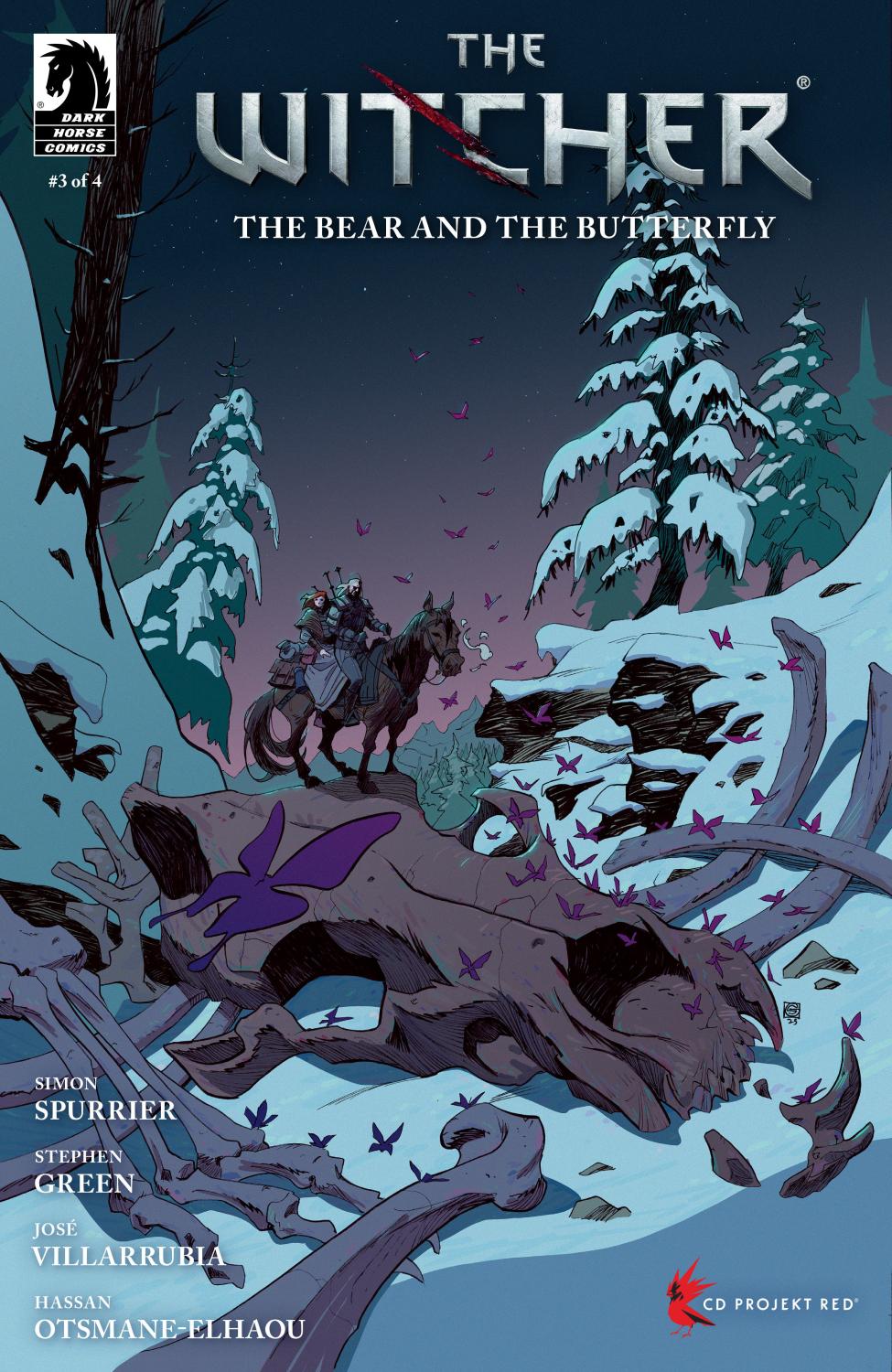THE WITCHER THE BEAR AND THE BUTTERFLY #3 CVR A STEPHEN GREEN