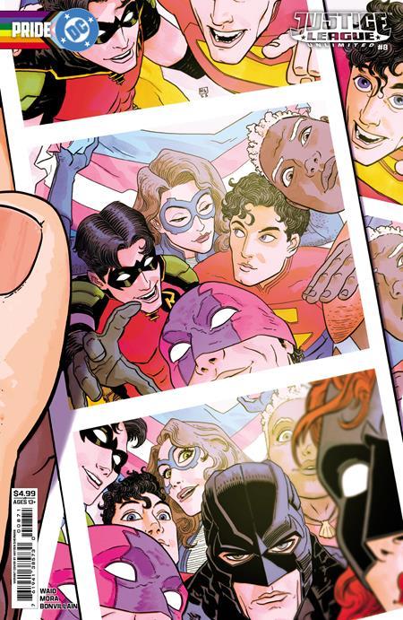 JUSTICE LEAGUE UNLIMITED #8 CVR E HAYDEN SHERMAN DC PRIDE CARD STOCK VAR WE ARE YESTERDAY