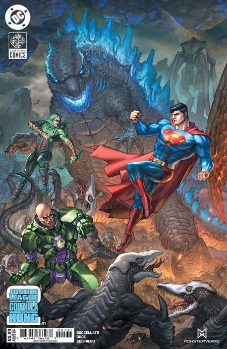 JUSTICE LEAGUE VS GODZILLA VS KONG 2 #1 CVR C ALAN QUAH CARD STOCK VAR OF 7