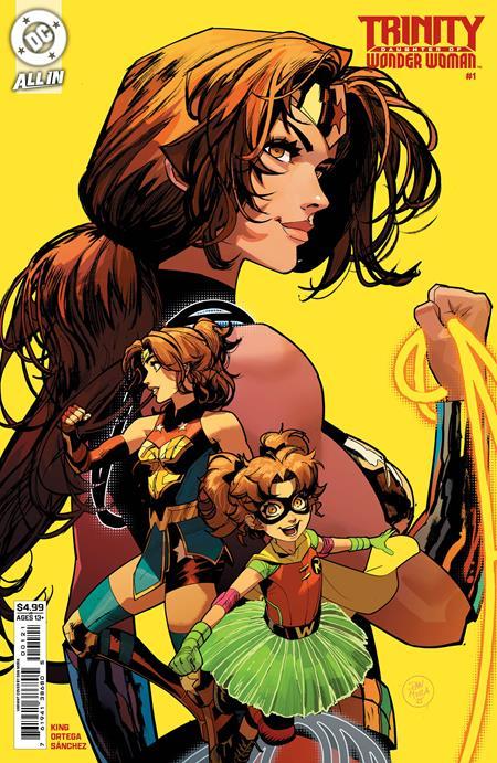 TRINITY DAUGHTER OF WONDER WOMAN #1 CVR C DAN MORA CARD STOCK VAR OF 6