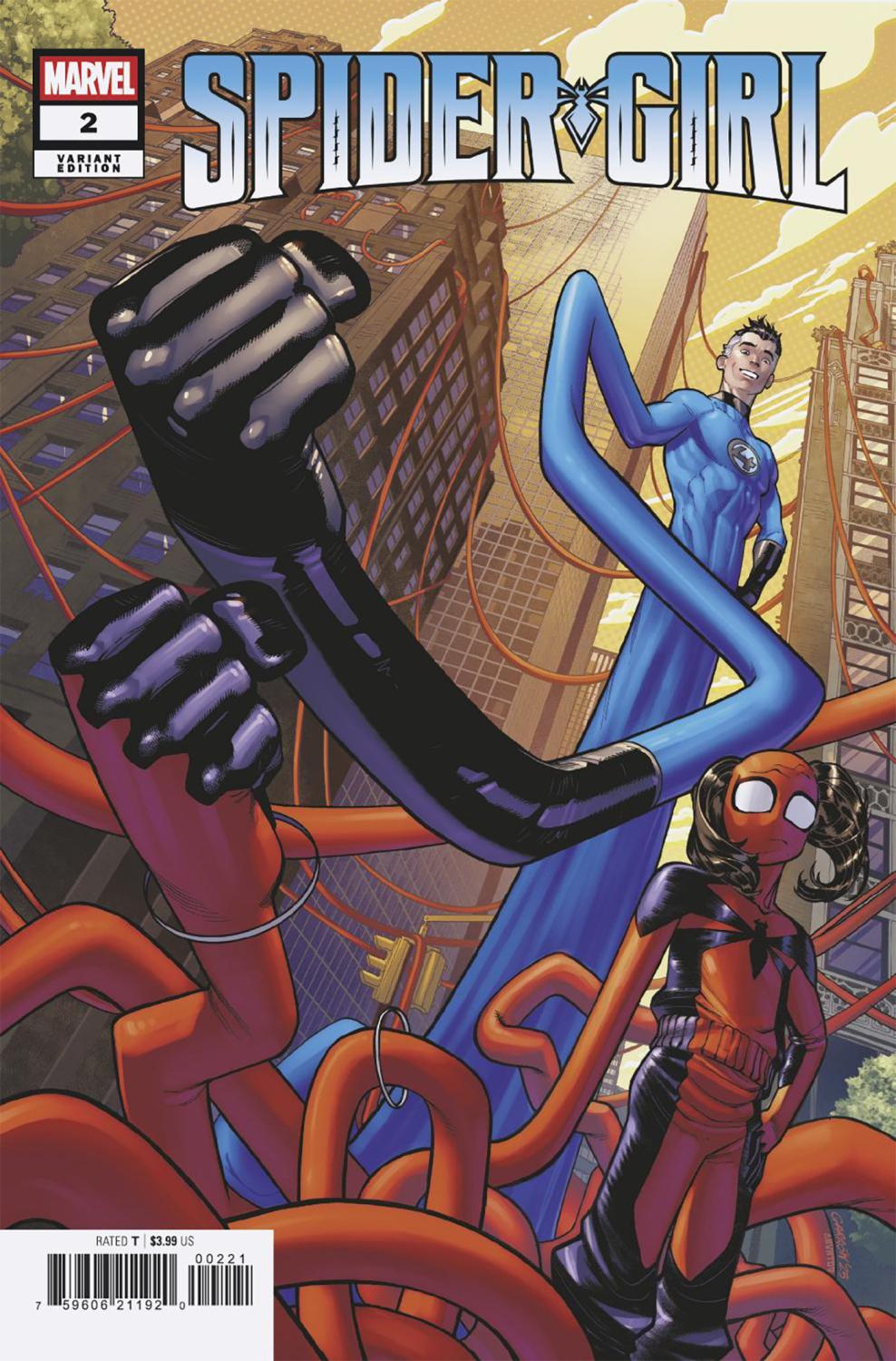 SPIDER-GIRL #2 JAVIER GARRON SPIDER-GIRL FUNHOUSE MIRROR VAR CVR B
