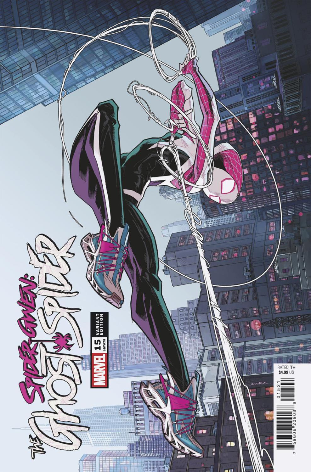 SPIDER-GWEN THE GHOST-SPIDER #15 KRIS ANKA VAR CVR B