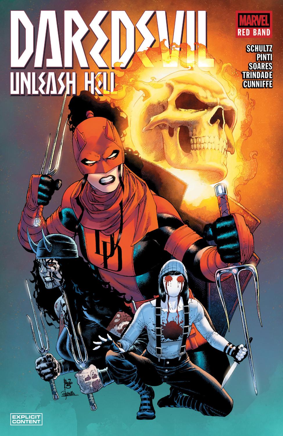 DAREDEVIL UNLEASH HELL - RED BAND TP VOL 01