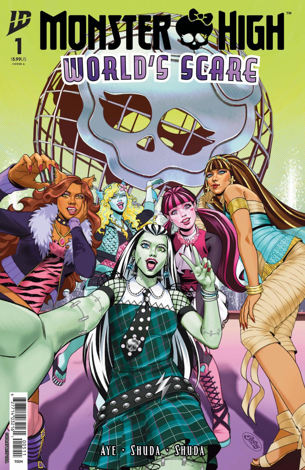 MONSTER HIGH WORLDS SCARE #1 COVER A COLA CVR A