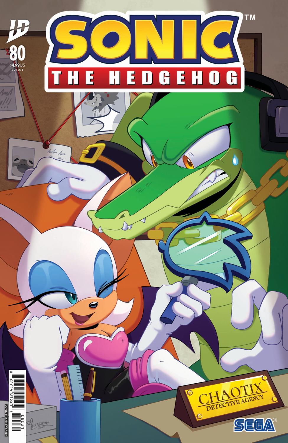 SONIC THE HEDGEHOG #80 VAR B KAREH CVR B