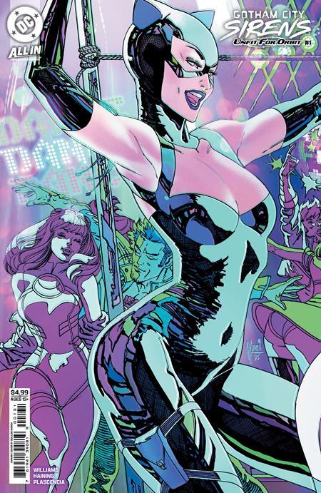 GOTHAM CITY SIRENS UNFIT FOR ORBIT #1 CVR D GUILLEM MARCH CONNECTING CARD STOCK VAR OF 5