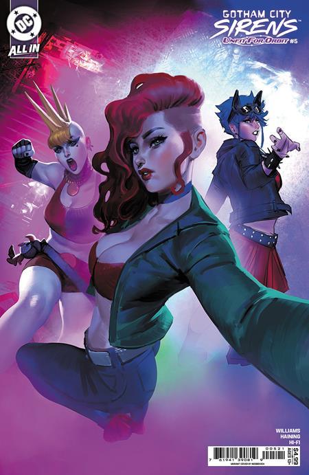 GOTHAM CITY SIRENS UNFIT FOR ORBIT #5 CVR B NOOBOVICH CARD STOCK VAR (OF 5)