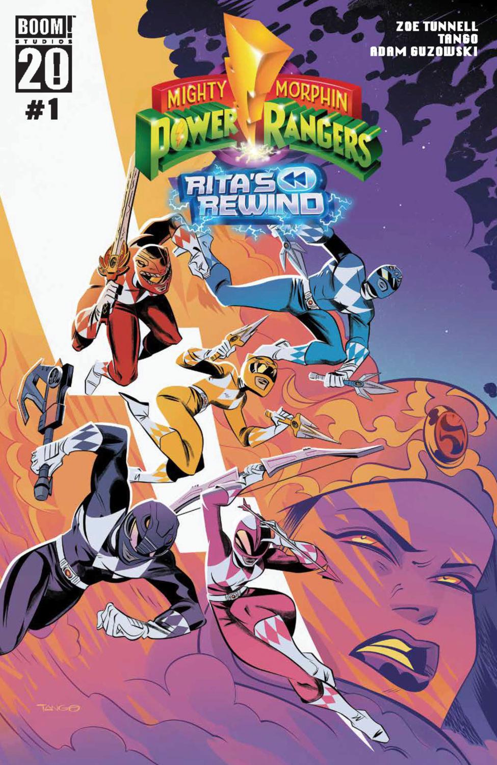 MIGHTY MORPHIN POWER RANGERS RITAS REWIND #1 A MAIN DRESSED TANGO CVR A