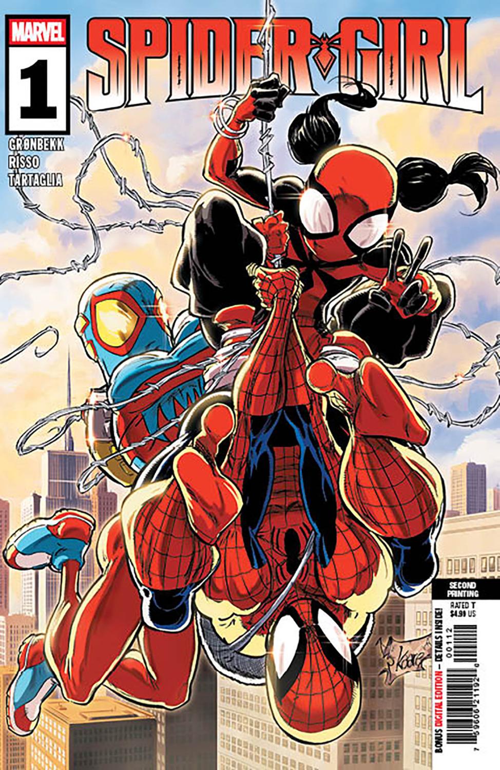 SPIDER-GIRL #1 KAARE ANDREWS 2ND PRINTING VAR CVR A