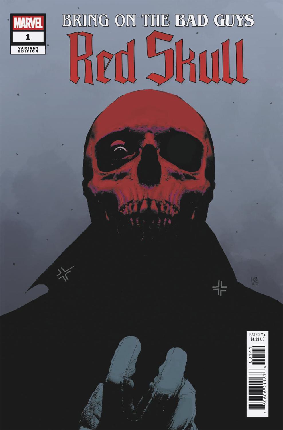 BRING ON THE BAD GUYS RED SKULL #1 ANDREA SORRENTINO VAR CVR D