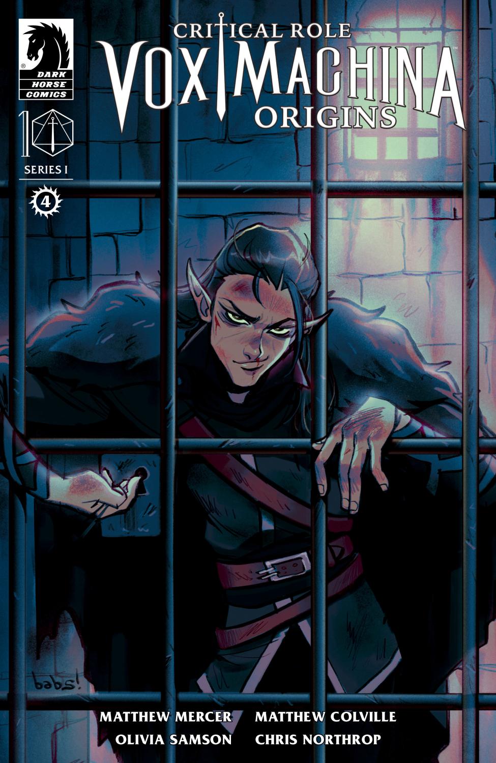 CRITICAL ROLE VOX MACHINA ORIGINS I #4 CVR A BABS TARR