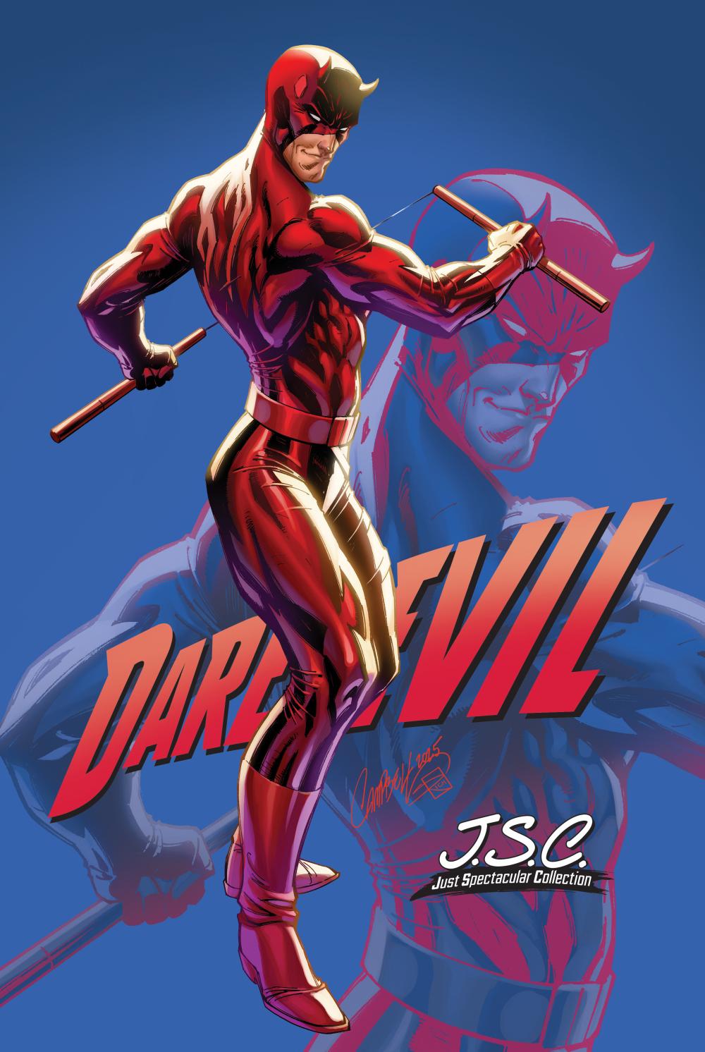 DAREDEVIL #24 J SCOTT CAMPBELL JUST SPECTACULAR COLLECTION VAR CVR B