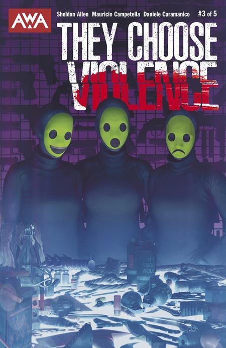 THEY CHOOSE VIOLENCE #3 CVR A RAHZZAH (OF 5)