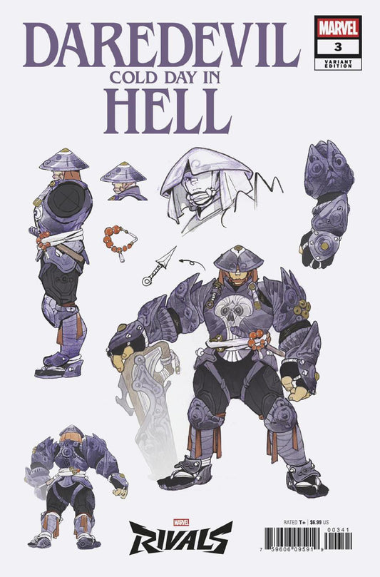 DAREDEVIL COLD DAY IN HELL #3 PEACH MOMOKO MARVEL RIVALS VAR CVR D