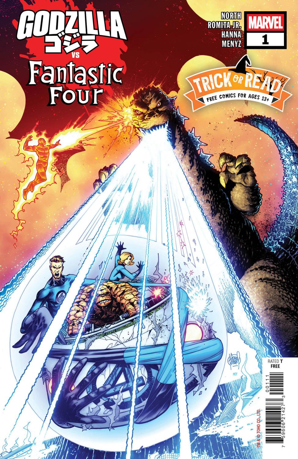 GODZILLA VS FANTASTIC FOUR #1 HALLOWEEN TRICK-OR-READ 2025 BUNDLES OF 20 CVR A