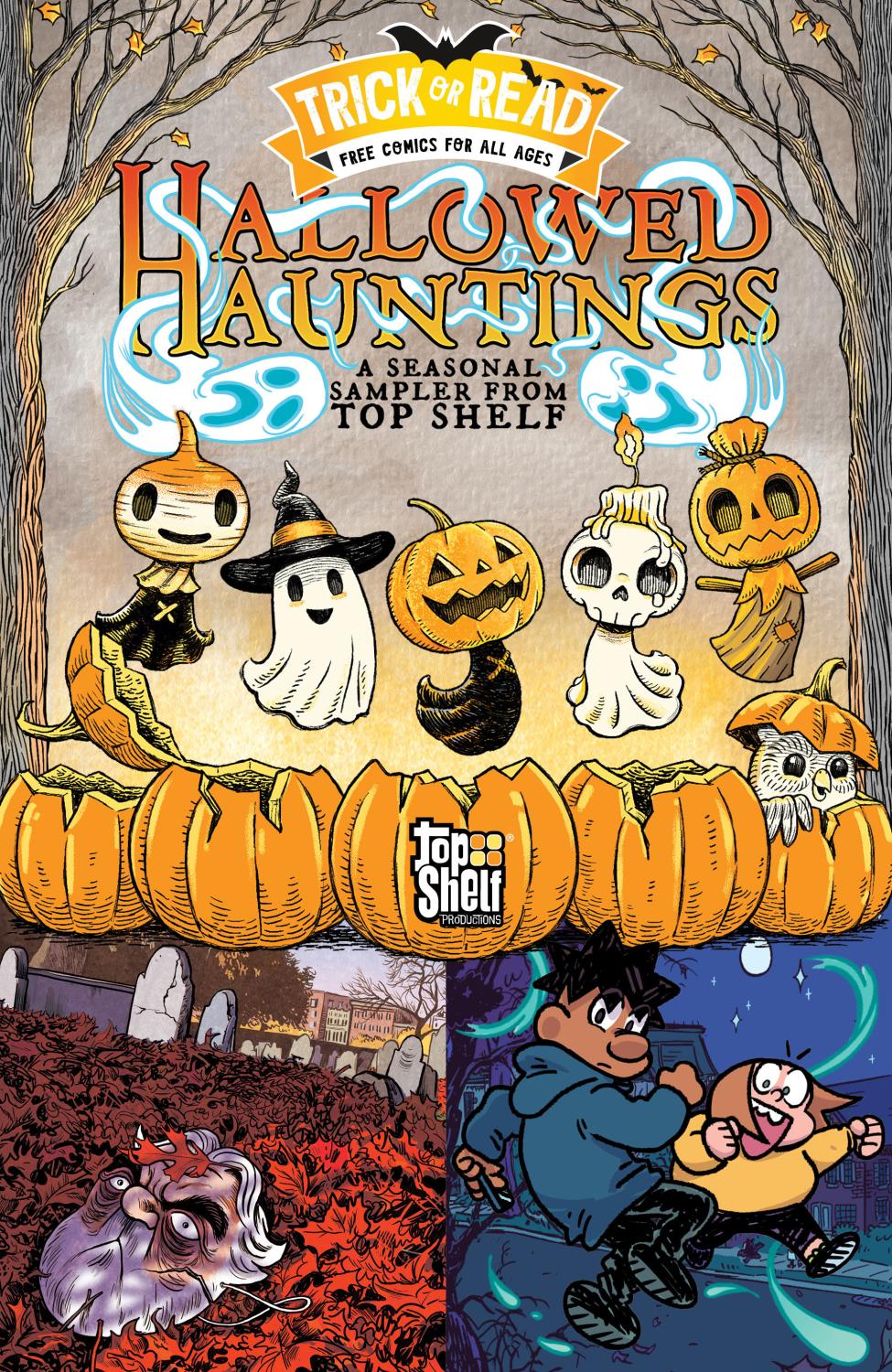 HALLOWED HAUNTINGS A SEASONAL SAMPLER FROM TOP SHELF TRICK-OR-READ 2025 PACK OF 20 COVER A CVR A