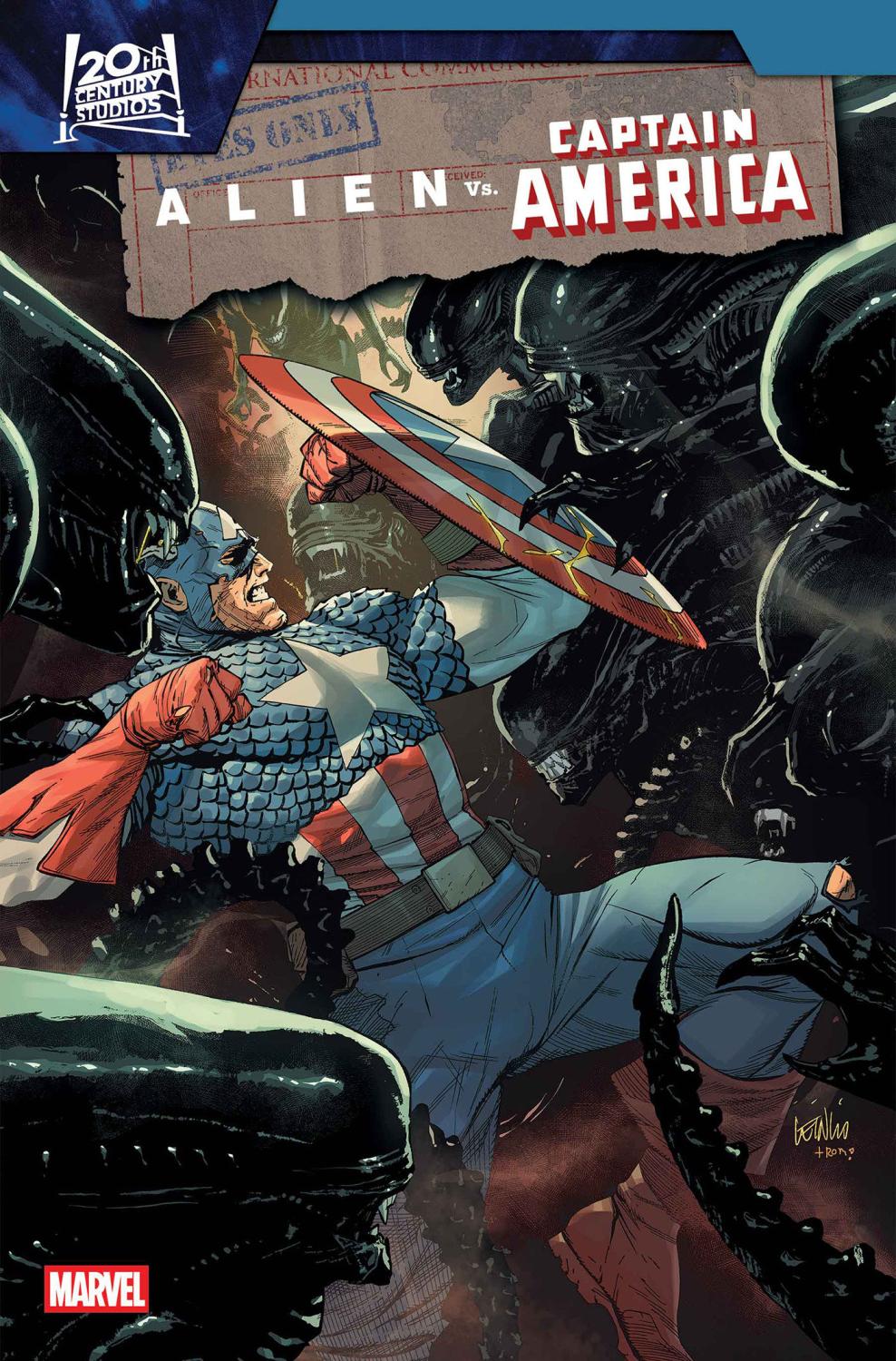 ALIEN VS CAPTAIN AMERICA #1 CVR A