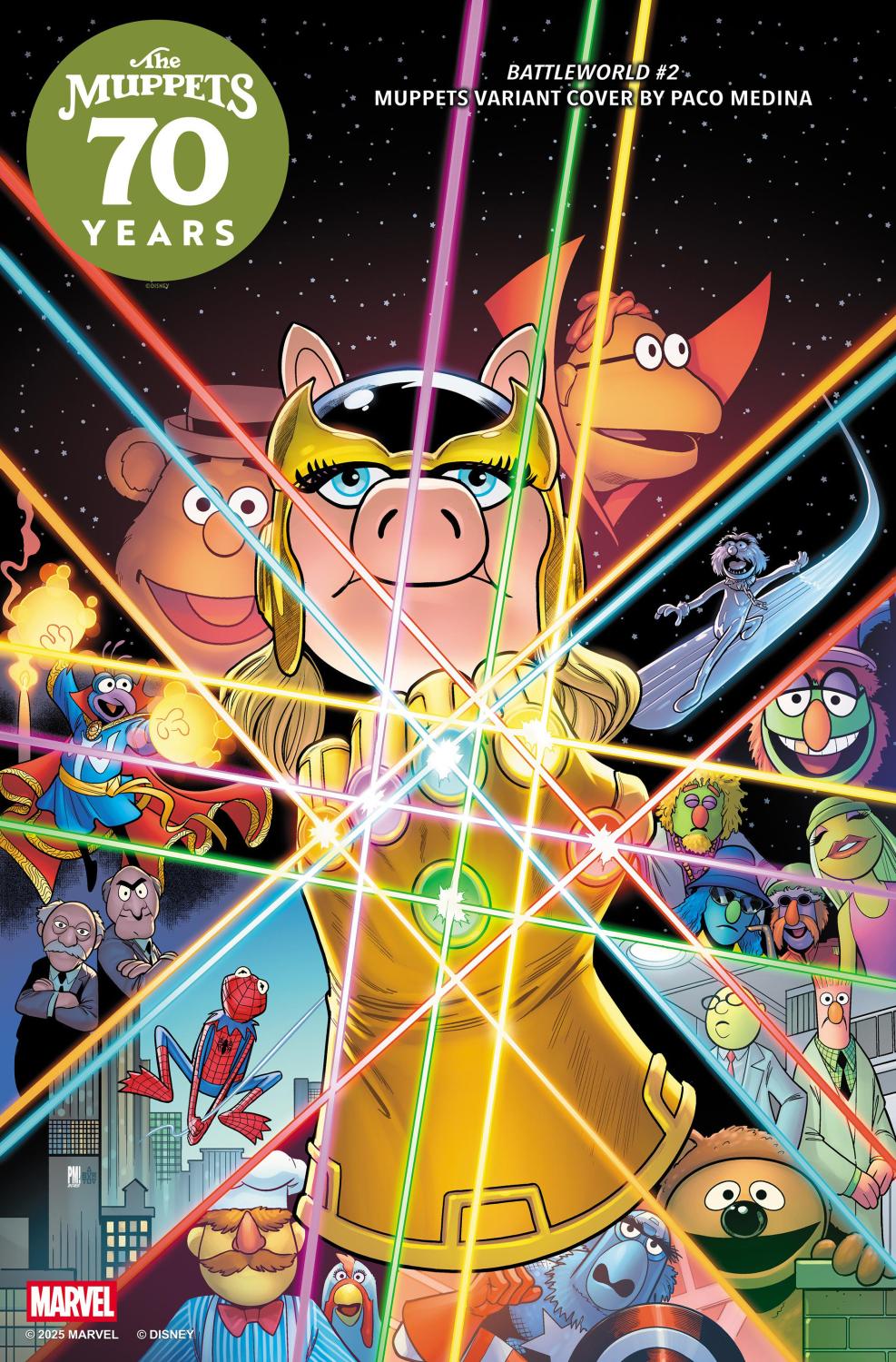 BATTLEWORLD #2 PACO MEDINA MUPPETS VAR CVR D