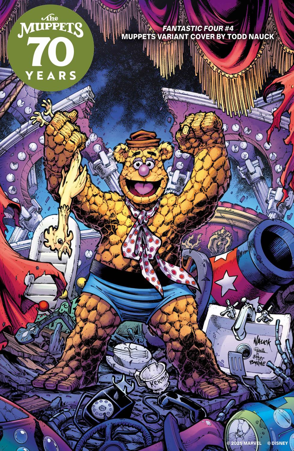 FANTASTIC FOUR #4 TODD NAUCK MUPPETS VAR CVR E