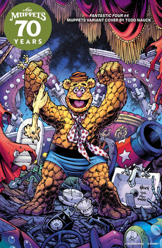FANTASTIC FOUR #4 TODD NAUCK MUPPETS VAR CVR E