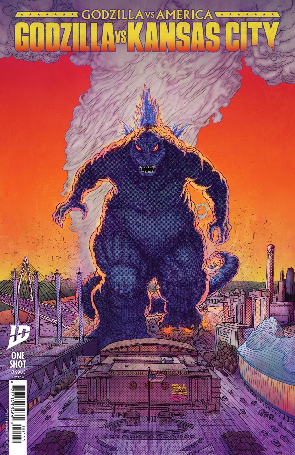 GODZILLA VS AMERICA KANSAS CITY COVER A WILLIAMS II AND MOODY CVR A