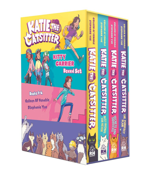 KATIE THE CATSITTER KITTY CARRIER BOX SET BOOKS 1-4