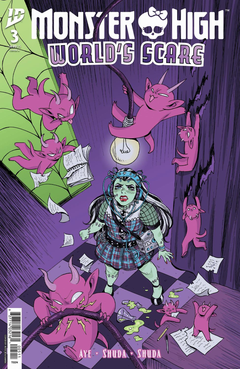 MONSTER HIGH WORLDS SCARE #3 COVER A BOUSAMRA CVR A