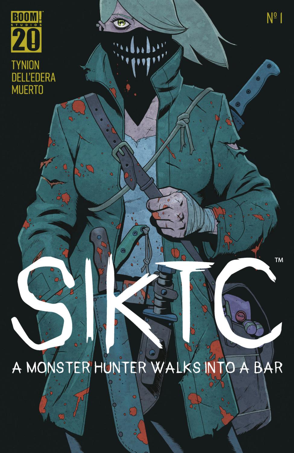 SOMETHING IS KILLING THE CHILDREN A MONSTER HUNTER WALKS INTO A BAR #1 B VAR DRESSED STENBECK CVR B