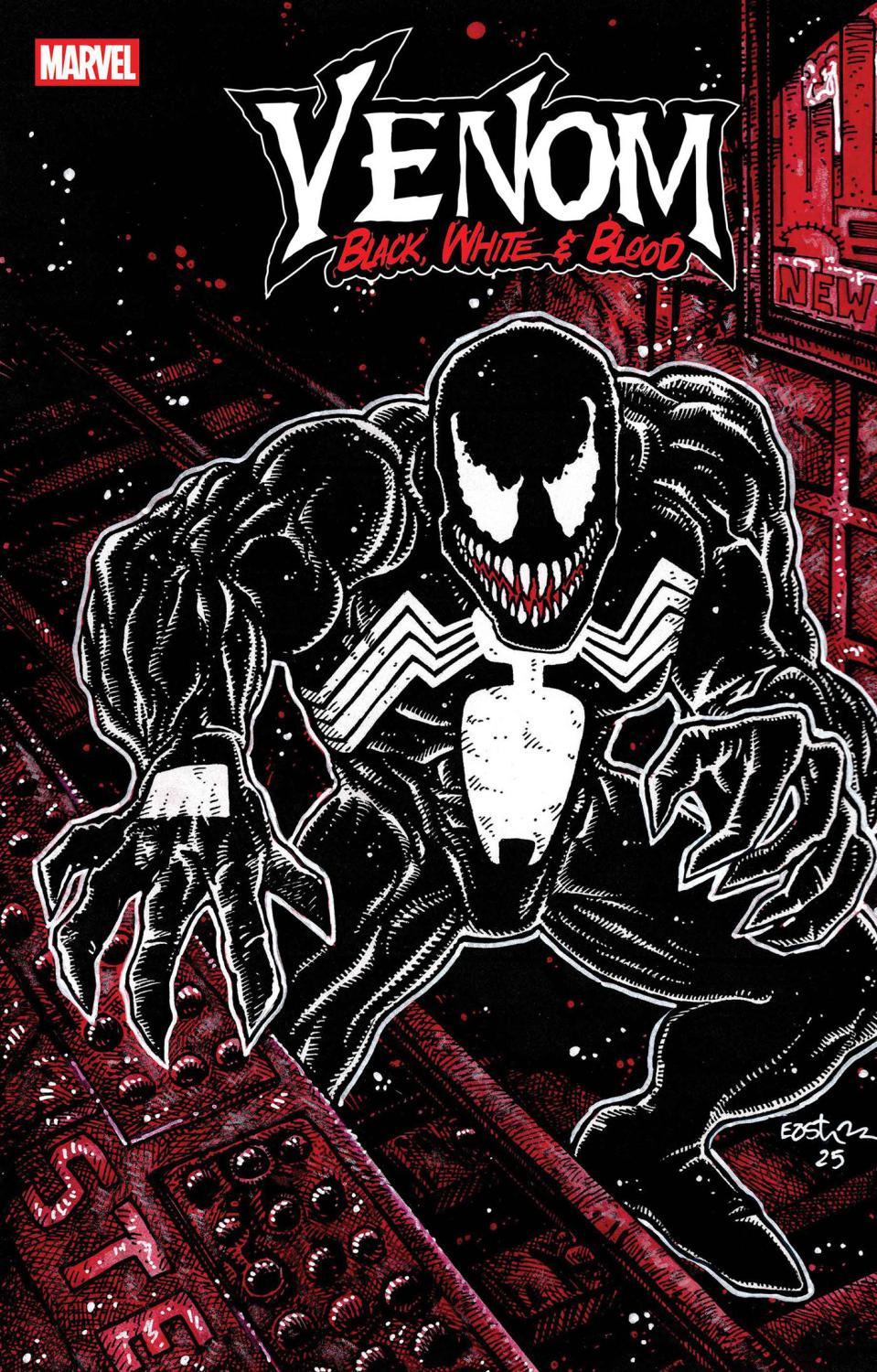 VENOM BLACK WHITE AND BLOOD #3 CVR A