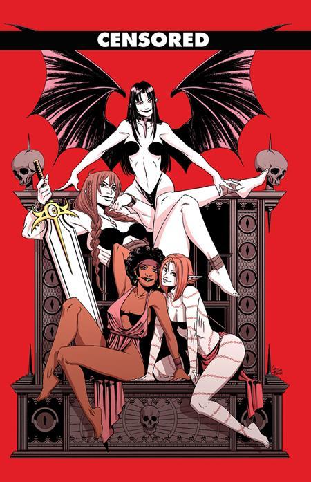 BARBARIC THE BLACK KNIGHT #1 ONE SHOT CVR D CORIN HOWELL LILITH CROSSOVER BLACK BAG VAR