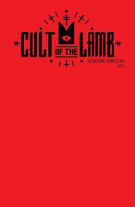CULT OF THE LAMB SCHISM SPECIAL #1 ONE SHOT CVR C RED BLANK SKETCH VAR