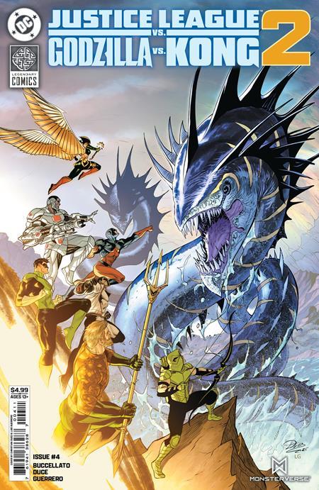 JUSTICE LEAGUE VS GODZILLA VS KONG 2 #4 CVR A CHRISTIAN DUCE OF 7