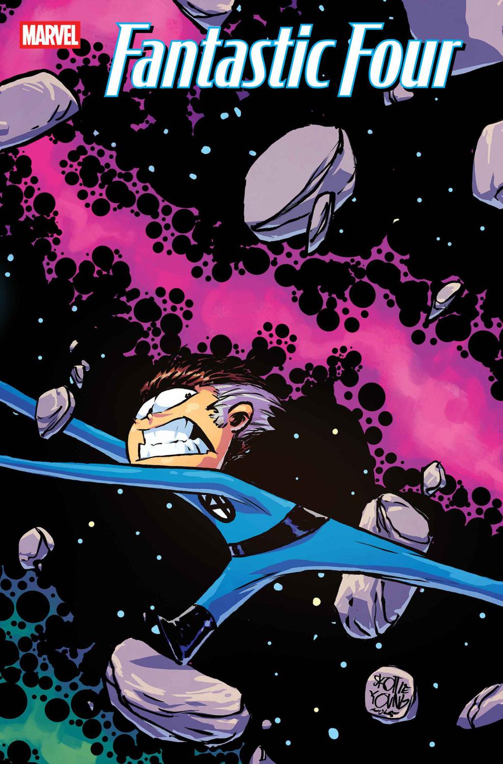 FANTASTIC FOUR #3 SKOTTIE YOUNG 5-PART CONNECTING VAR DOOM CVR D