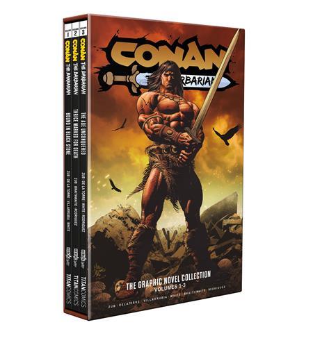 CONAN THE BARBARIAN TP VOL 01-03 SLIPCASE SET REGULAR EDITION MIKE DEODATO