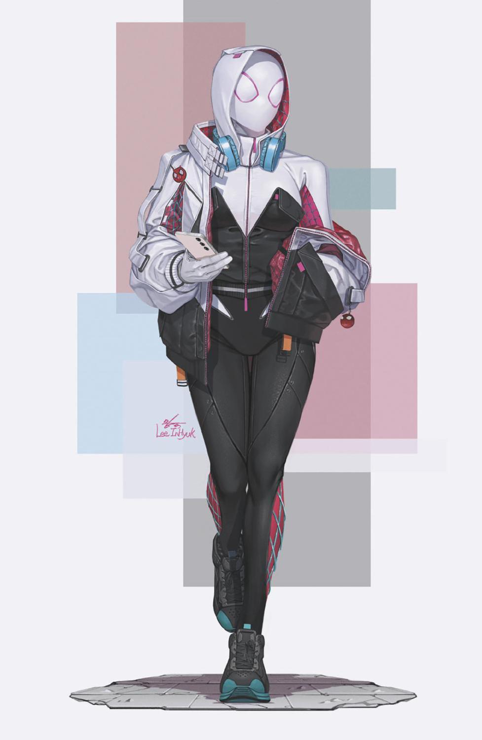 ALL-NEW SPIDER-GWEN THE GHOST-SPIDER #4 INHYUK LEE STREET-VERSE VIRGIN VAR 1:50 INCV