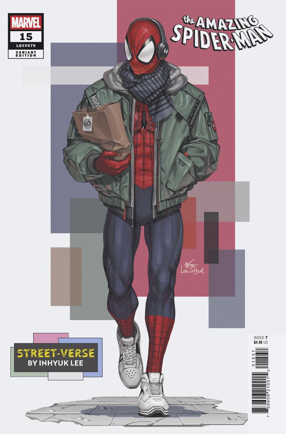 AMAZING SPIDER-MAN #15 INHYUK LEE STREET-VERSE VAR CVR C