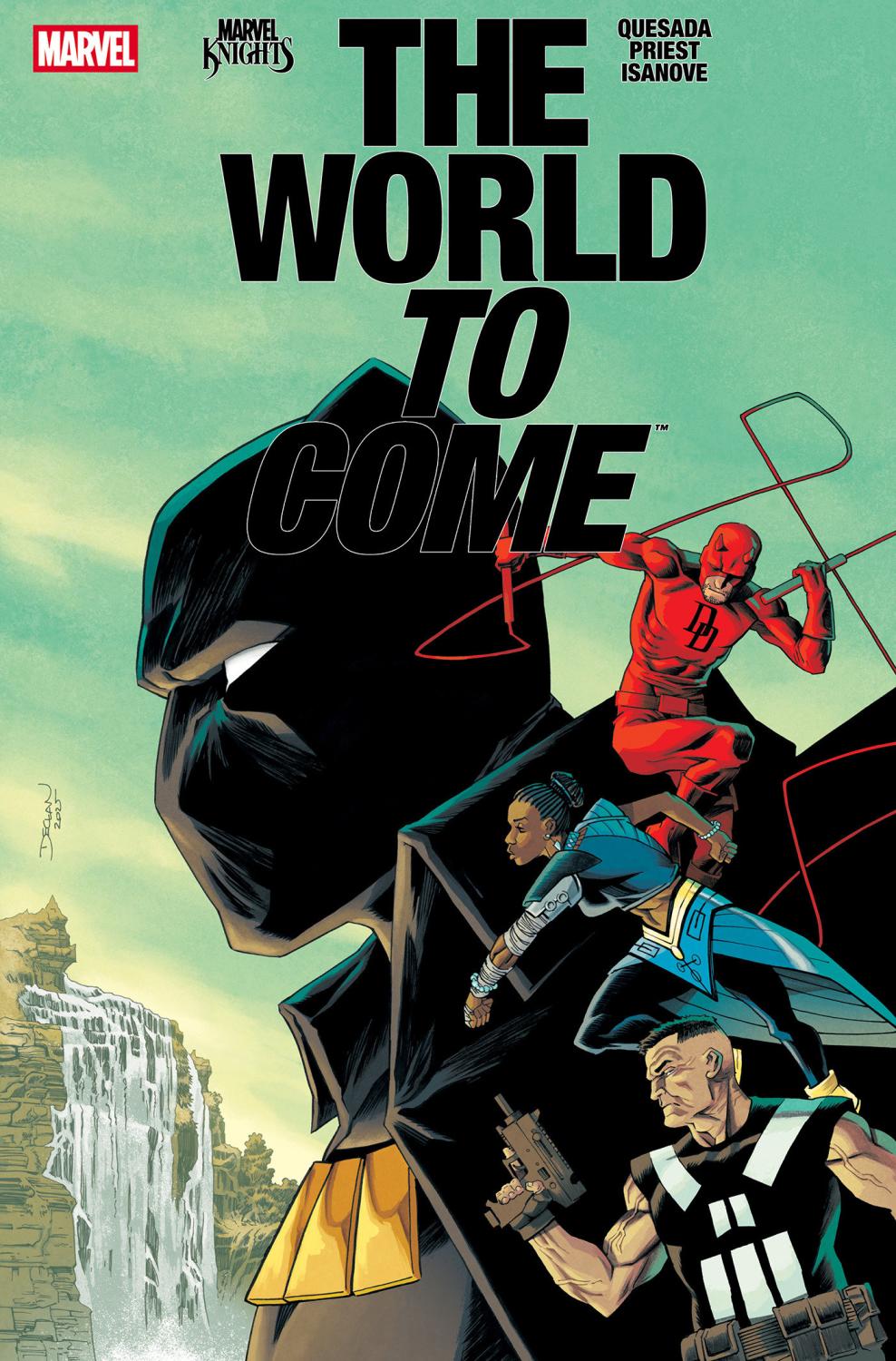 MARVEL KNIGHTS THE WORLD TO COME #6 DECLAN SHALVEY VAR 1:25 INCV