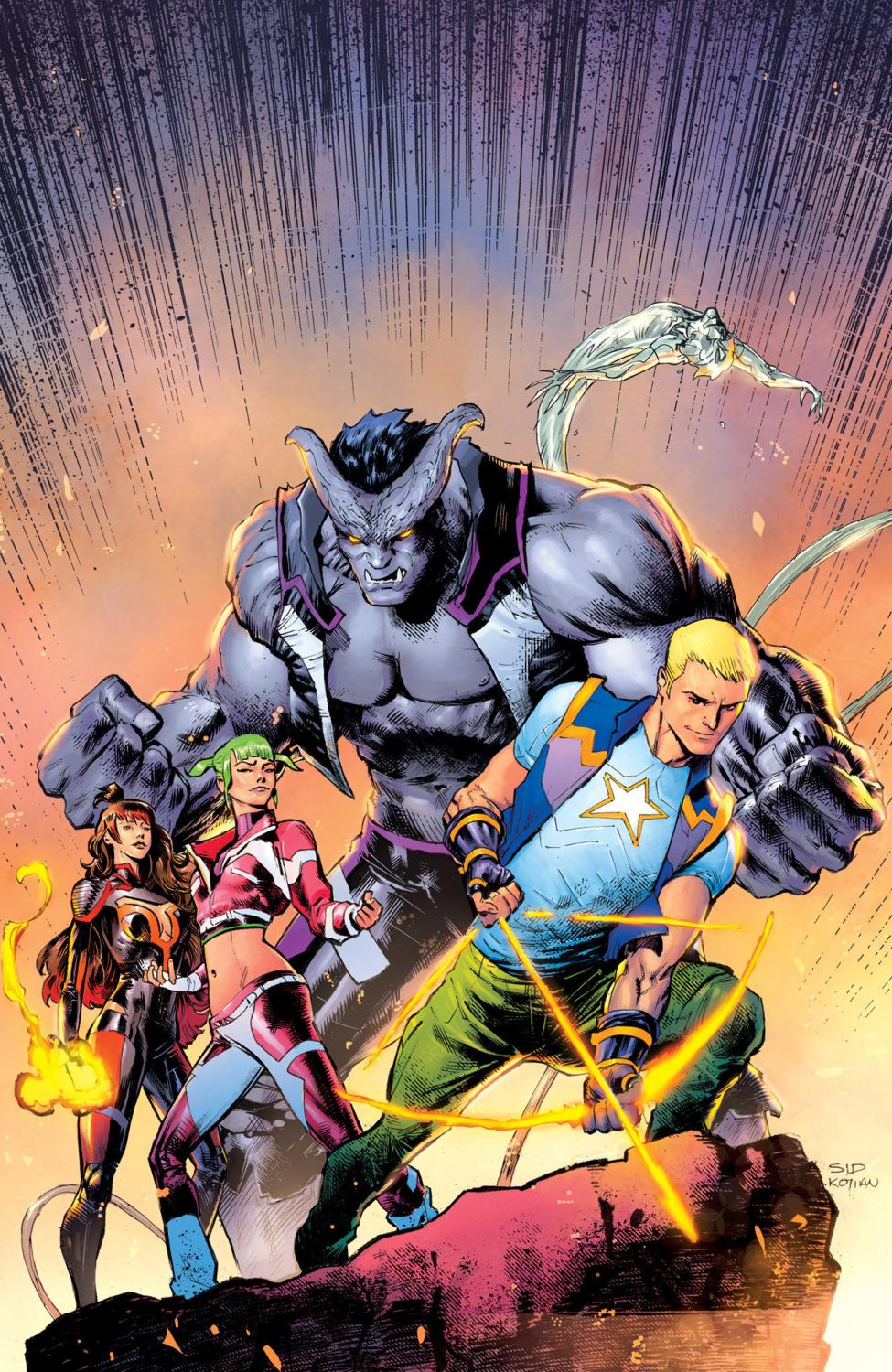 VALIANT BEYOND ALL-NEW HARBINGER #3 VAR E KOTIAN FULL ART CVR E