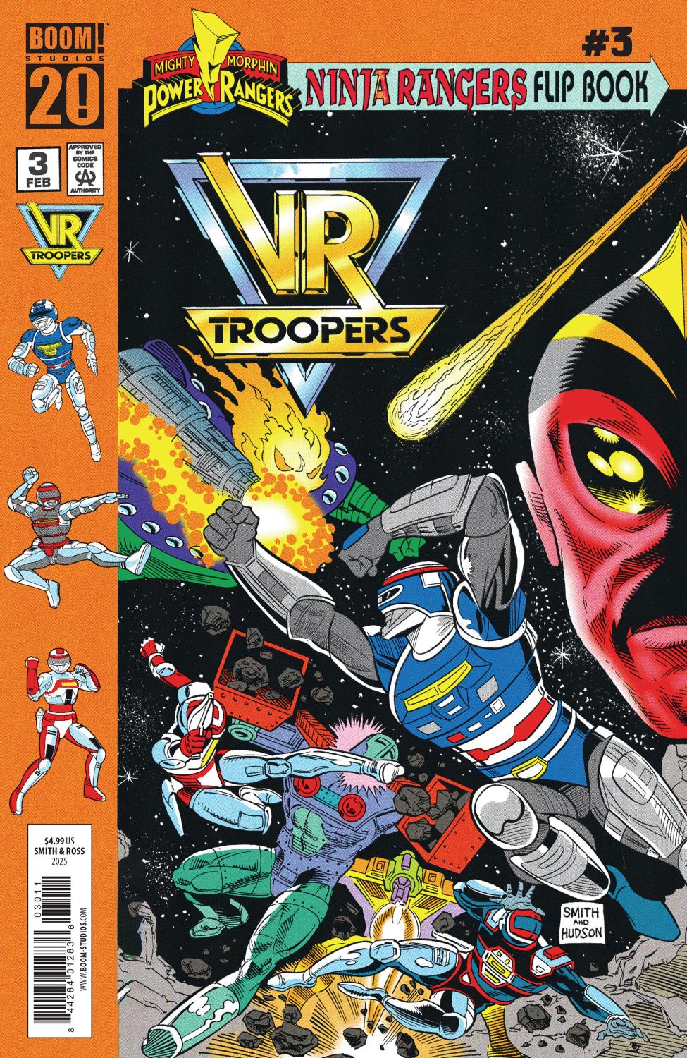 VR TROOPERS POWER RANGERS FLIPBOOK FACSIMILE EDITION #3 A MAIN DRESSED SMITH CVR A