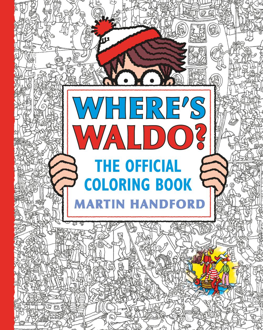 WHERES WALDO THE OFFICIAL COLORING BOOK TP