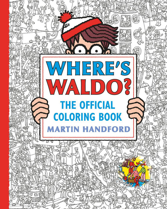 WHERES WALDO THE OFFICIAL COLORING BOOK TP
