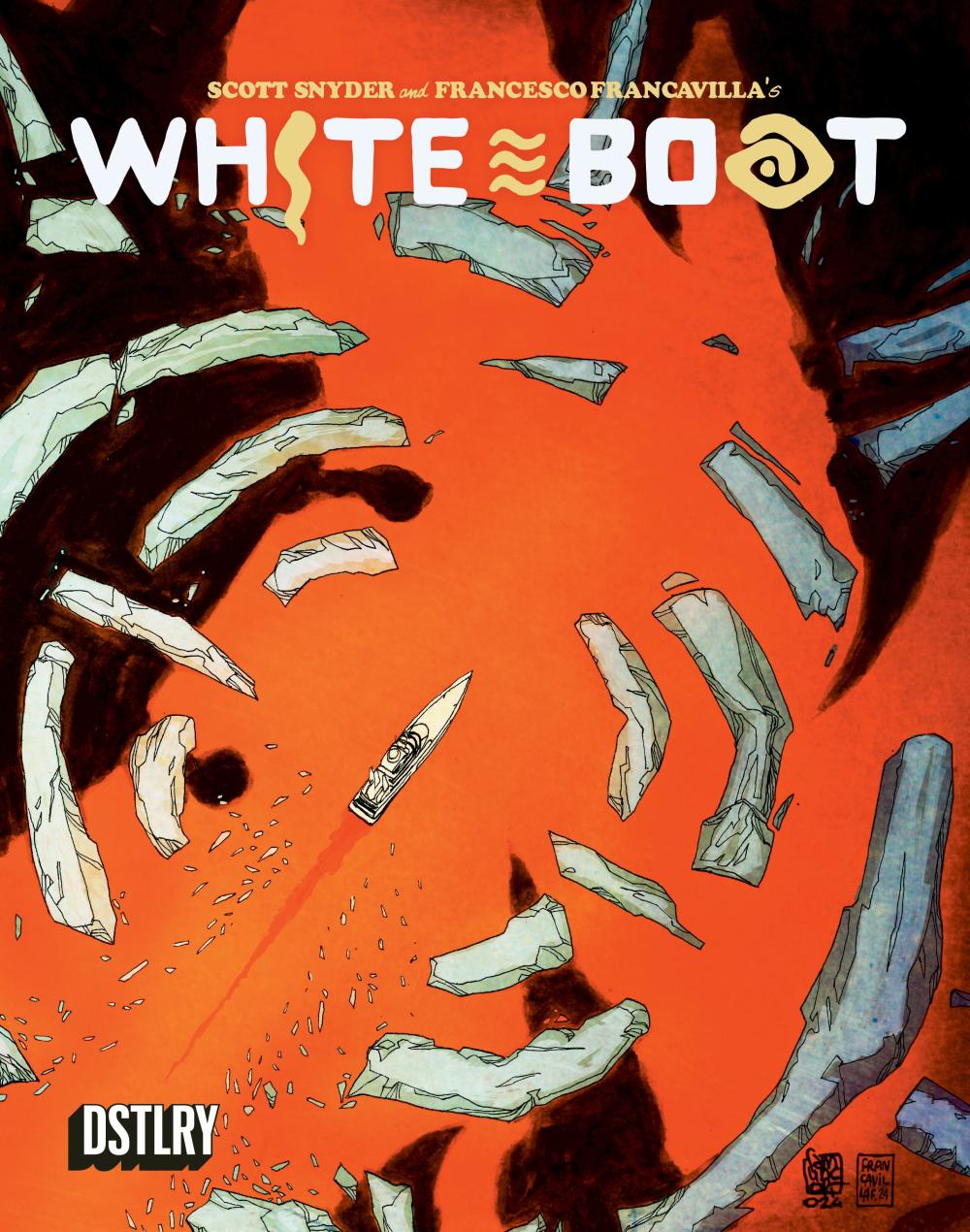 WHITE BOAT #3 CVR F GIUSEPPE CAMUNCOLI VAR
